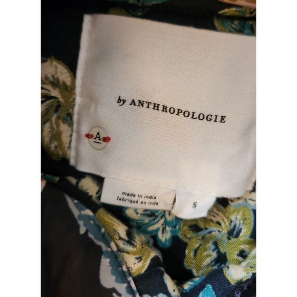 JACKET, NEW Anthropologie Floral Printed Puffer Jacket, Size Small - Picture 7 of 15